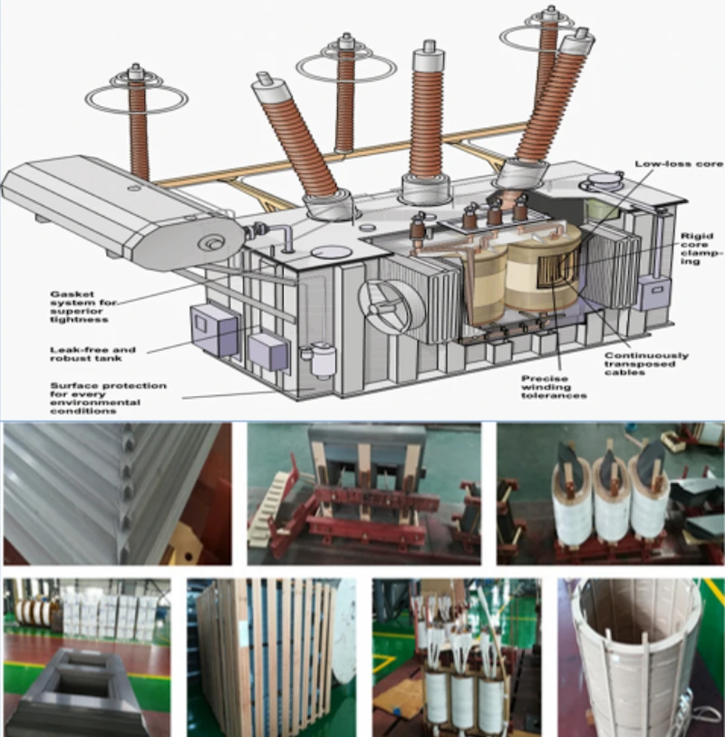 10 KV High Voltage Distribution 3 Phase Transformer