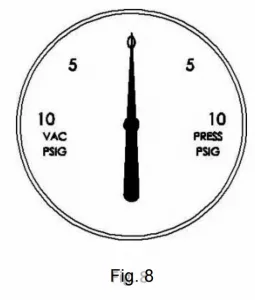 pressure gauge for pad-mounted transformer