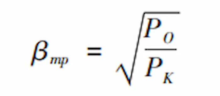 Active power economic load rate βmp formula