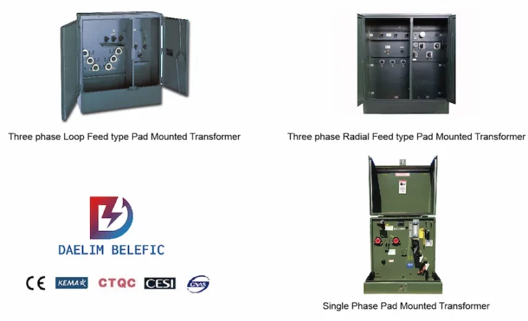 Single Phase and Three Phase Padmounted Transformer From Daelim