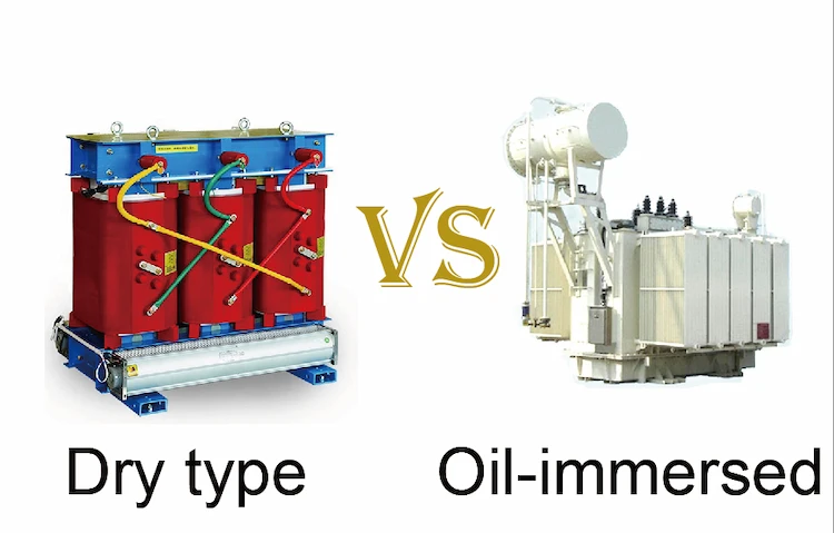 dry type and oil immersed transformer