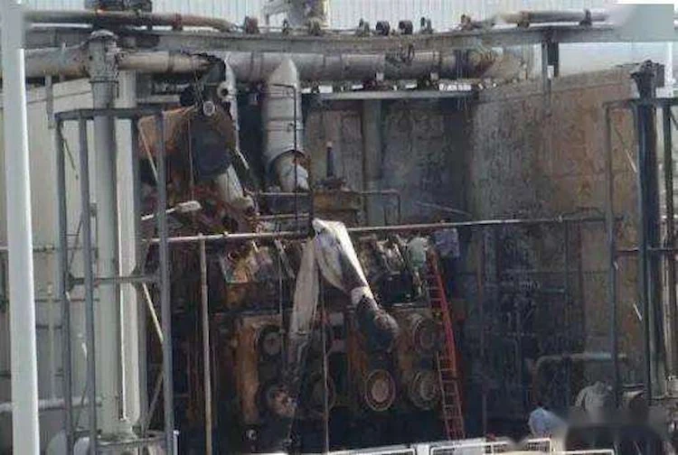 pad mounted transformer to be burned