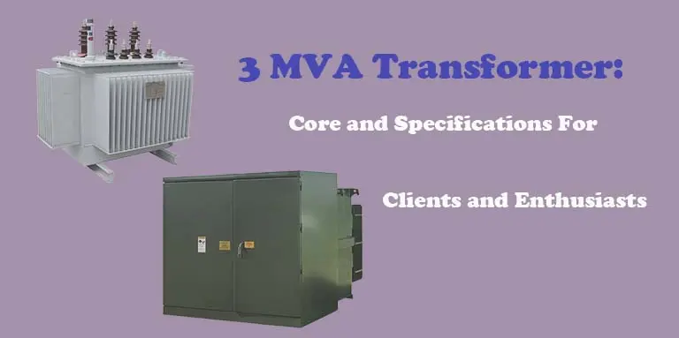 3 MVA Transformer