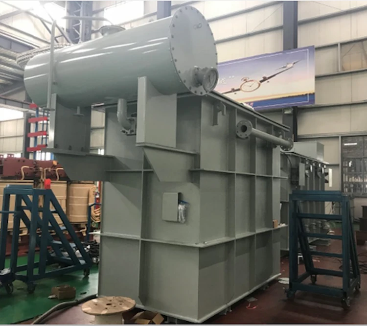 Rated capacity of electric arc furnace transformer