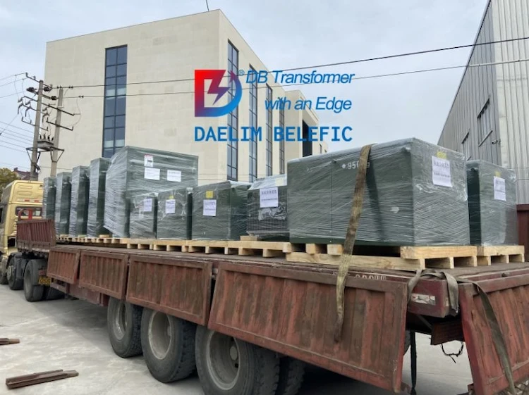 distribution transformers shipment